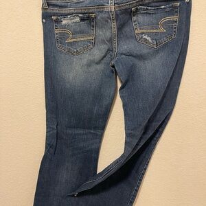 American Eagle Outfitters Dark Blue Boyfriend Jeans